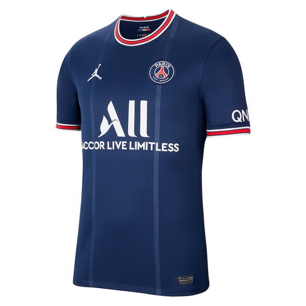 Camiseta Paris Saint Germain 1ª Kit 2021 2022 Azul